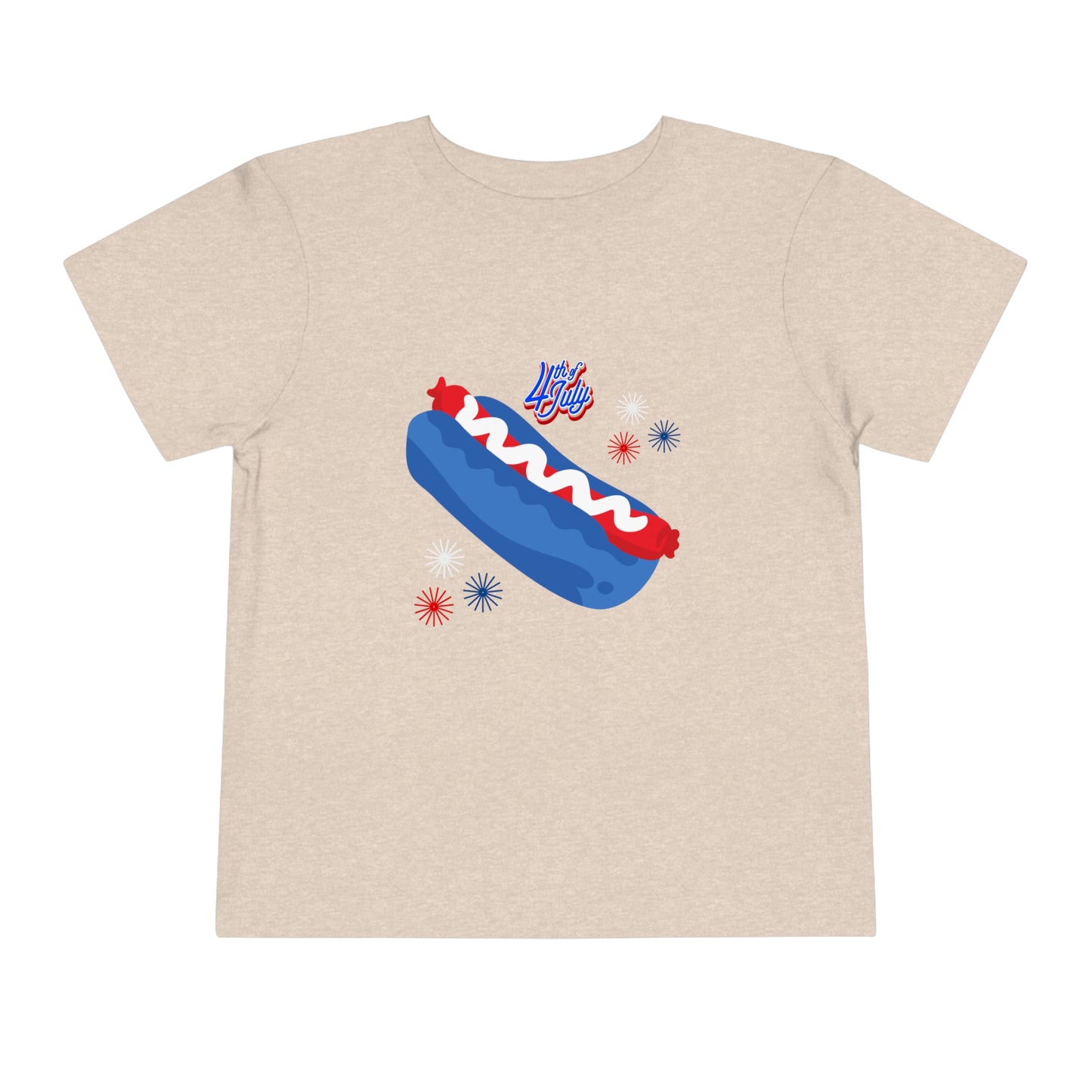 Patriotic USA Toddler Short Sleeve Tee 4th of July Trendy Shirt