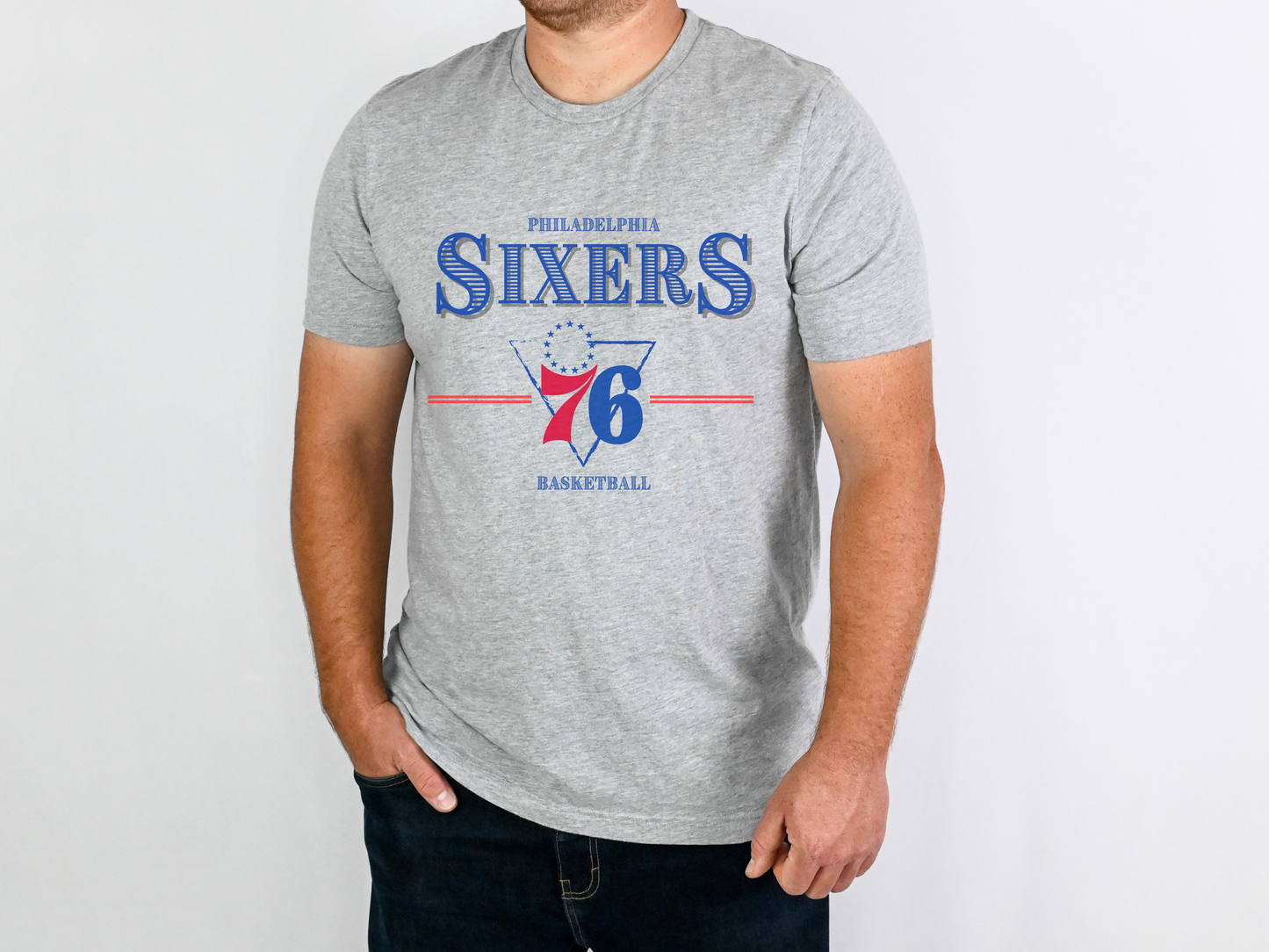 Philadelphia 76ers TShirt Crewneck Sweatshirt Hooded Sweatshirt