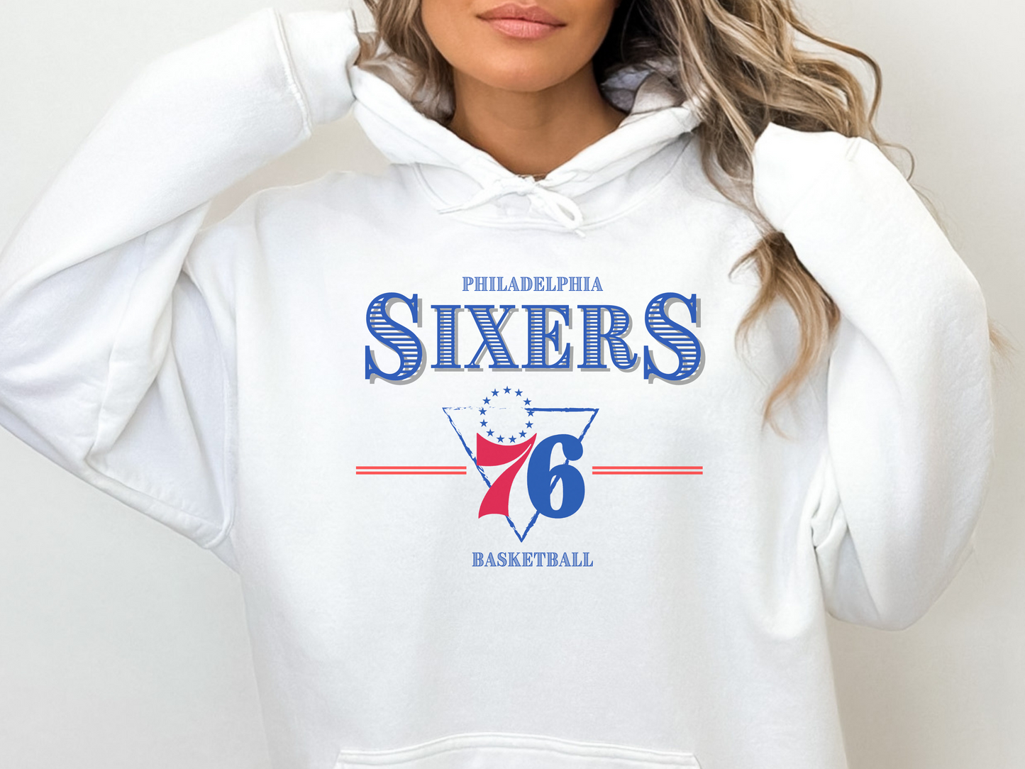 Philadelphia 76ers TShirt Crewneck Sweatshirt Hooded Sweatshirt