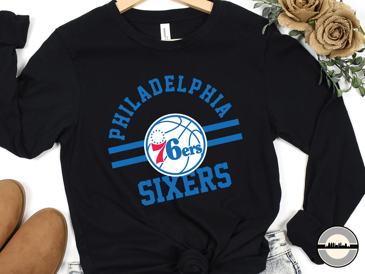 Philadelphia 76ers Tee, Long Sleeve Tee, Crewneck Sweatshirt, Hoodie Sweatshirt