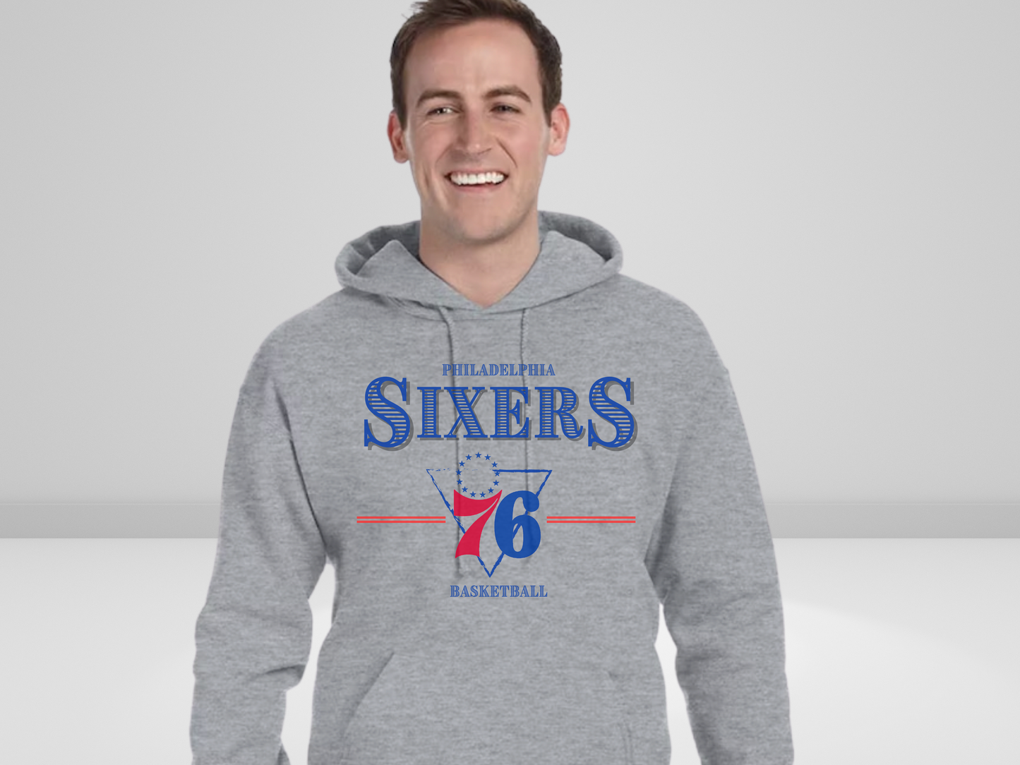 Philadelphia 76ers TShirt Crewneck Sweatshirt Hooded Sweatshirt