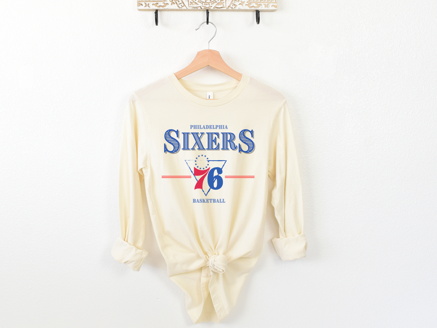 Philadelphia 76ers TShirt Crewneck Sweatshirt Hooded Sweatshirt