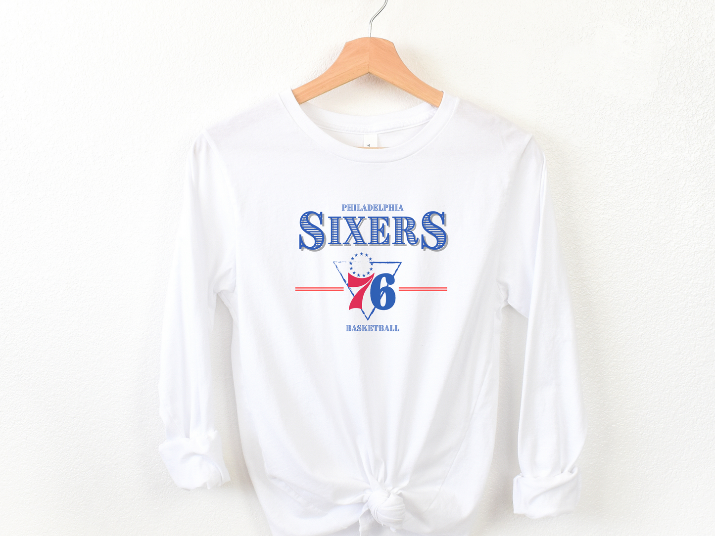 Philadelphia 76ers TShirt Crewneck Sweatshirt Hooded Sweatshirt