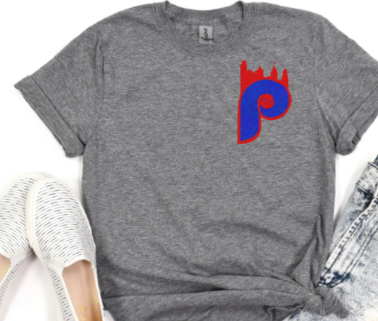 Philadelphia Phillies Skyline Corner Graphic Tee