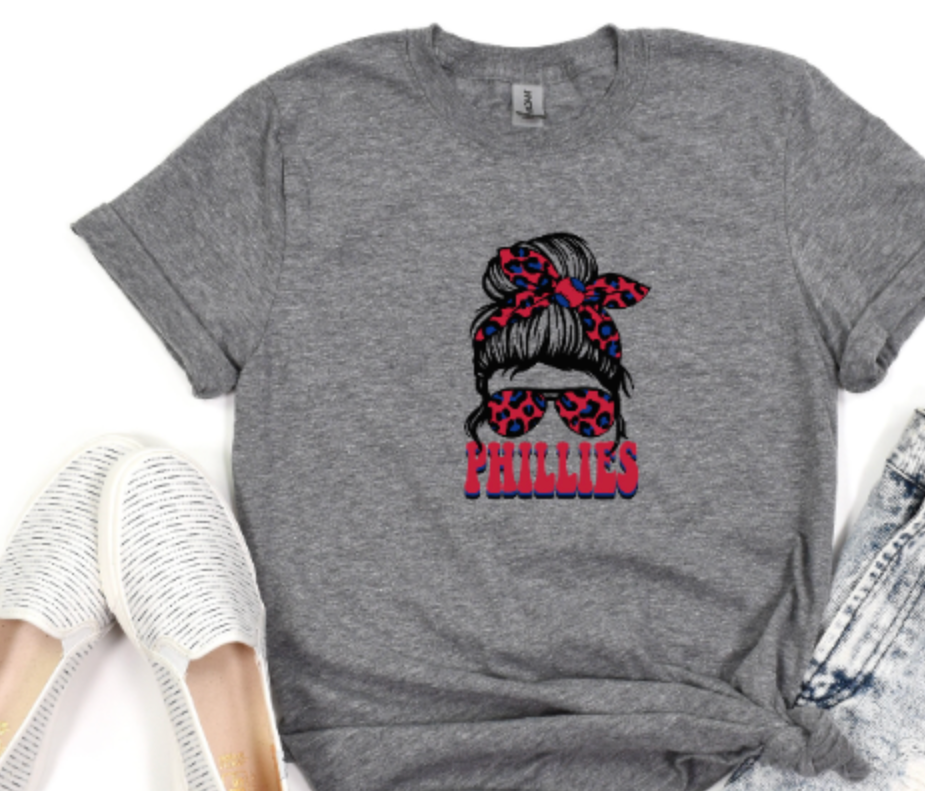 Phillies Girl Baseball TShirt, Sweatshirt